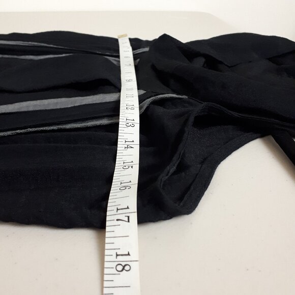 Glam & Fame Black Grey Sleeveless Tunic Top - Picture 4 of 10